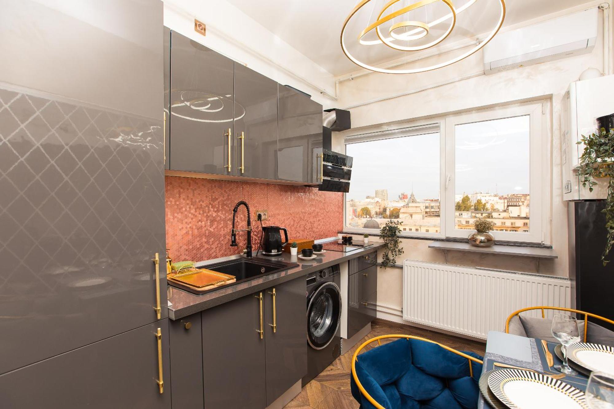 Royalty Apt With City Views On Calea Victoriei Bukareszt Zewnętrze zdjęcie