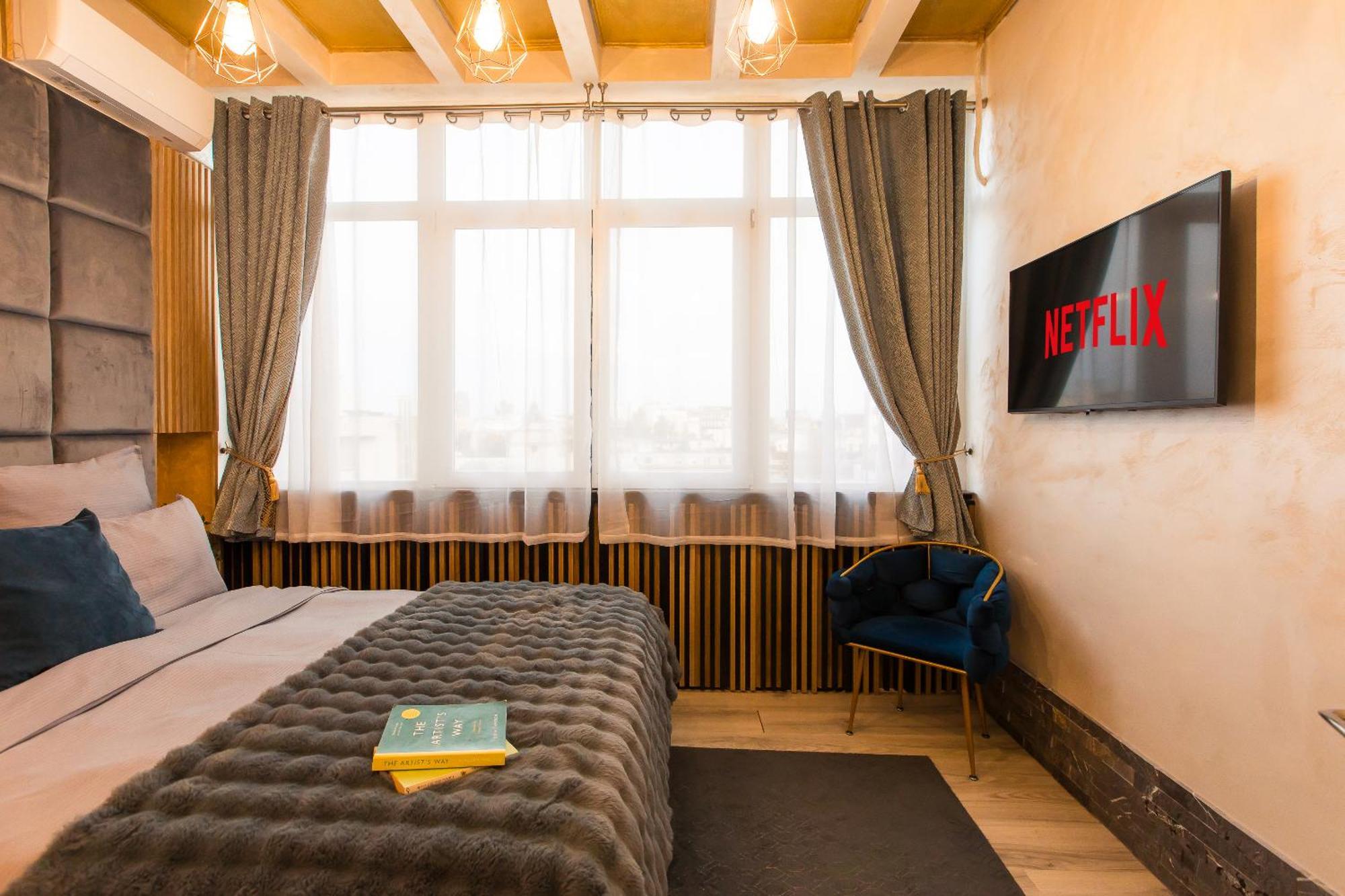 Royalty Apt With City Views On Calea Victoriei Bukareszt Zewnętrze zdjęcie